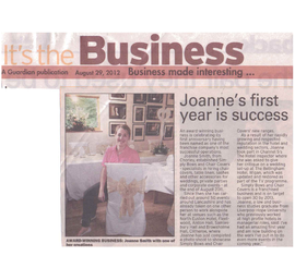 Joanne Smith Featured in the Chorley Guardian