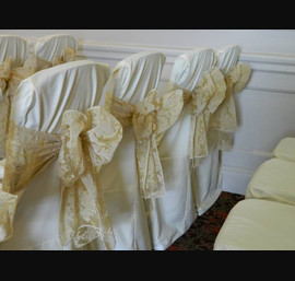 Antique gold on butter linen