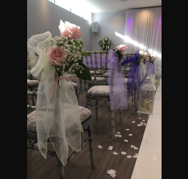 Mixed colour organza