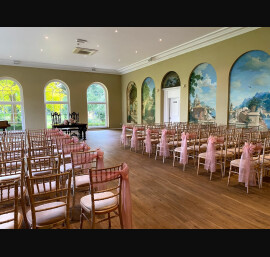 Blush Organza Sashes for Ceremony