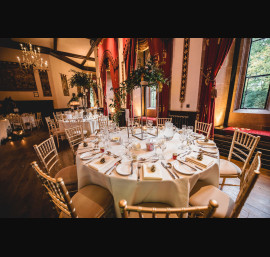 Gold Chiavari Chairs in The Drawing Room