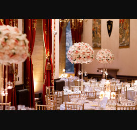 Gold Chiavari Chairs in The Drawing Room