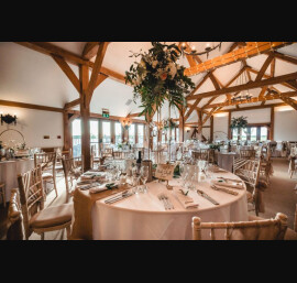 Natural Burlap Linen Sash on Limewash Chiavari Chair at Sandhole Oak Barn